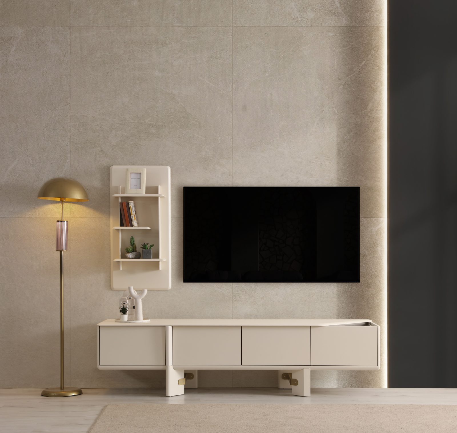 Glamour Krem Yemek Odası — fotoğraf 11