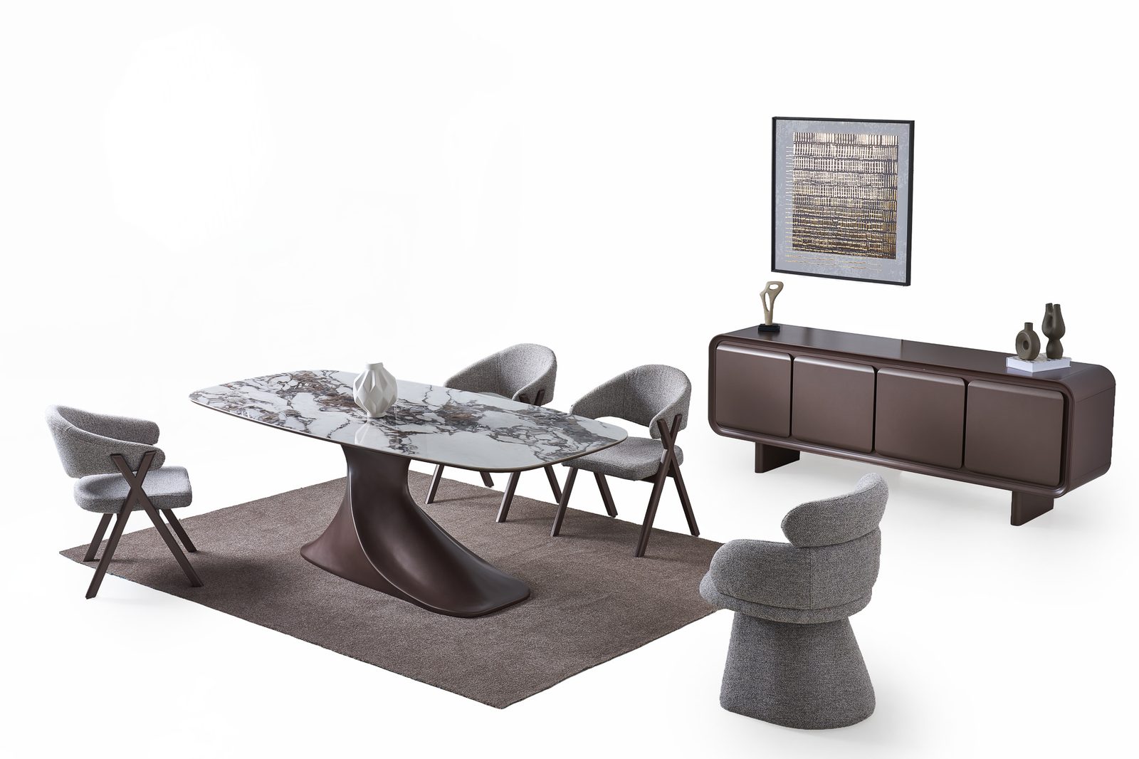 Titan Bronz Yemek Odası — fotoğraf 19