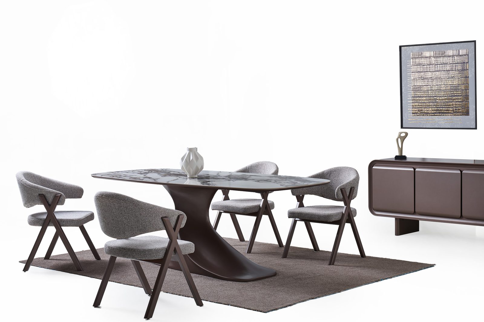 Titan Bronz Yemek Odası — fotoğraf 24