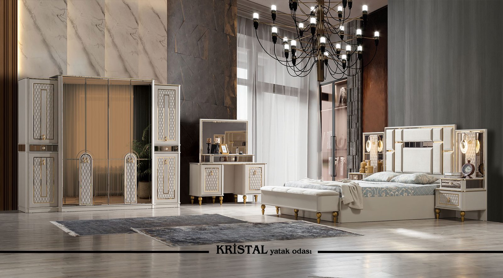 Kristal Yatak Odası Takımı